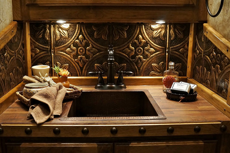 SoLuna Copper Prep Sink